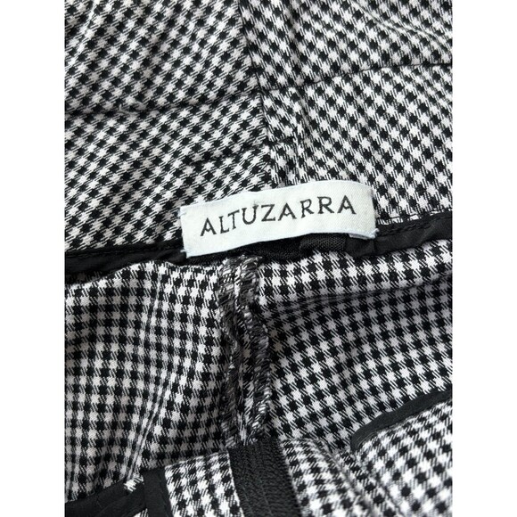 ALTUZARRA Gingham Checkered Pants, 98% Cotton Womens Size 42, Made in Itay, $995 - Picture 4 of 10
